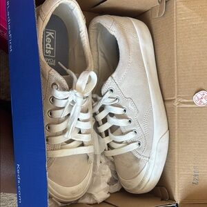 Keds Classic White Lace-Up Sneakers